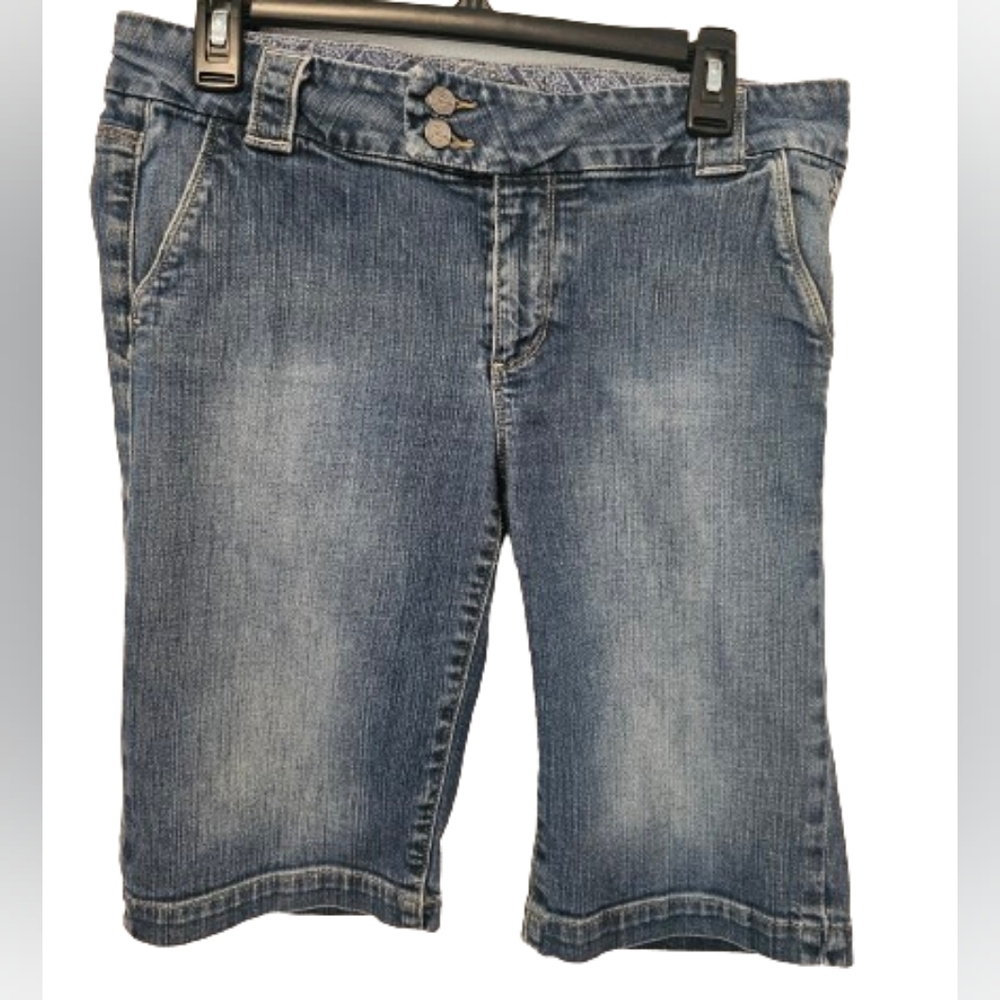 Paige Y2K Sweetzer Bermuda Jean Shorts Vintage Women's Size 31